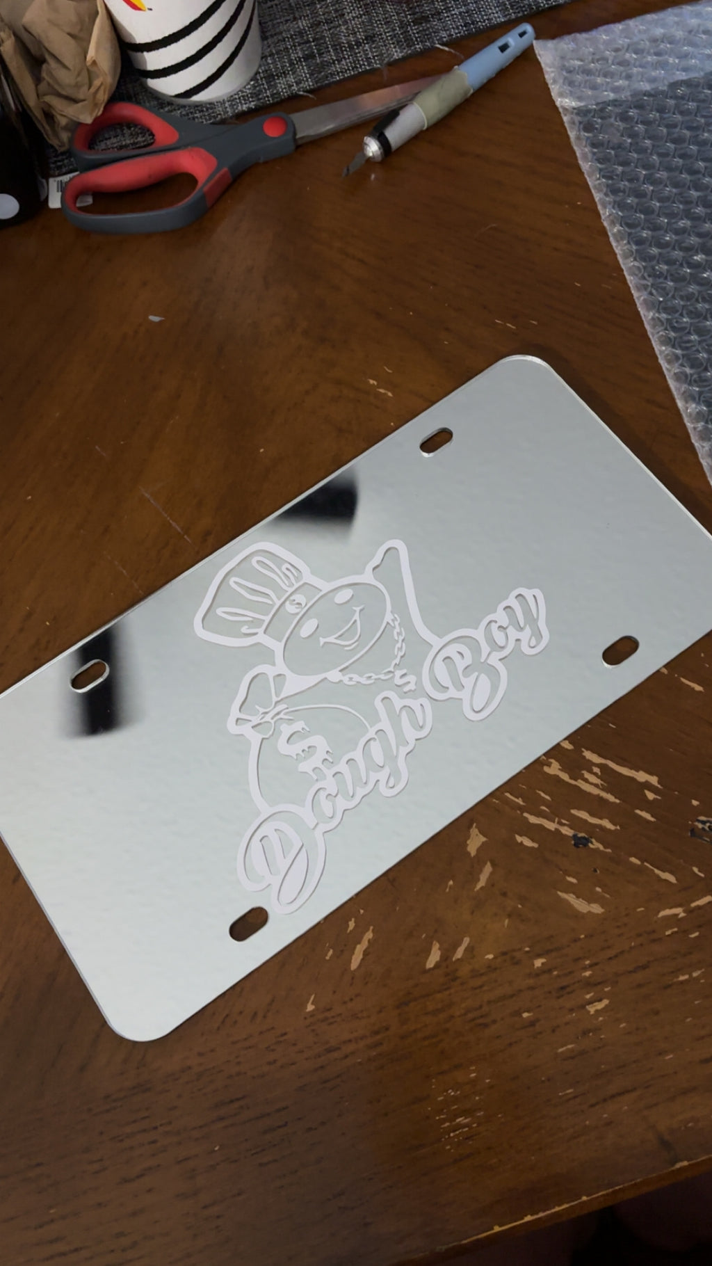 CUSTOM MIRRORED PLATES
