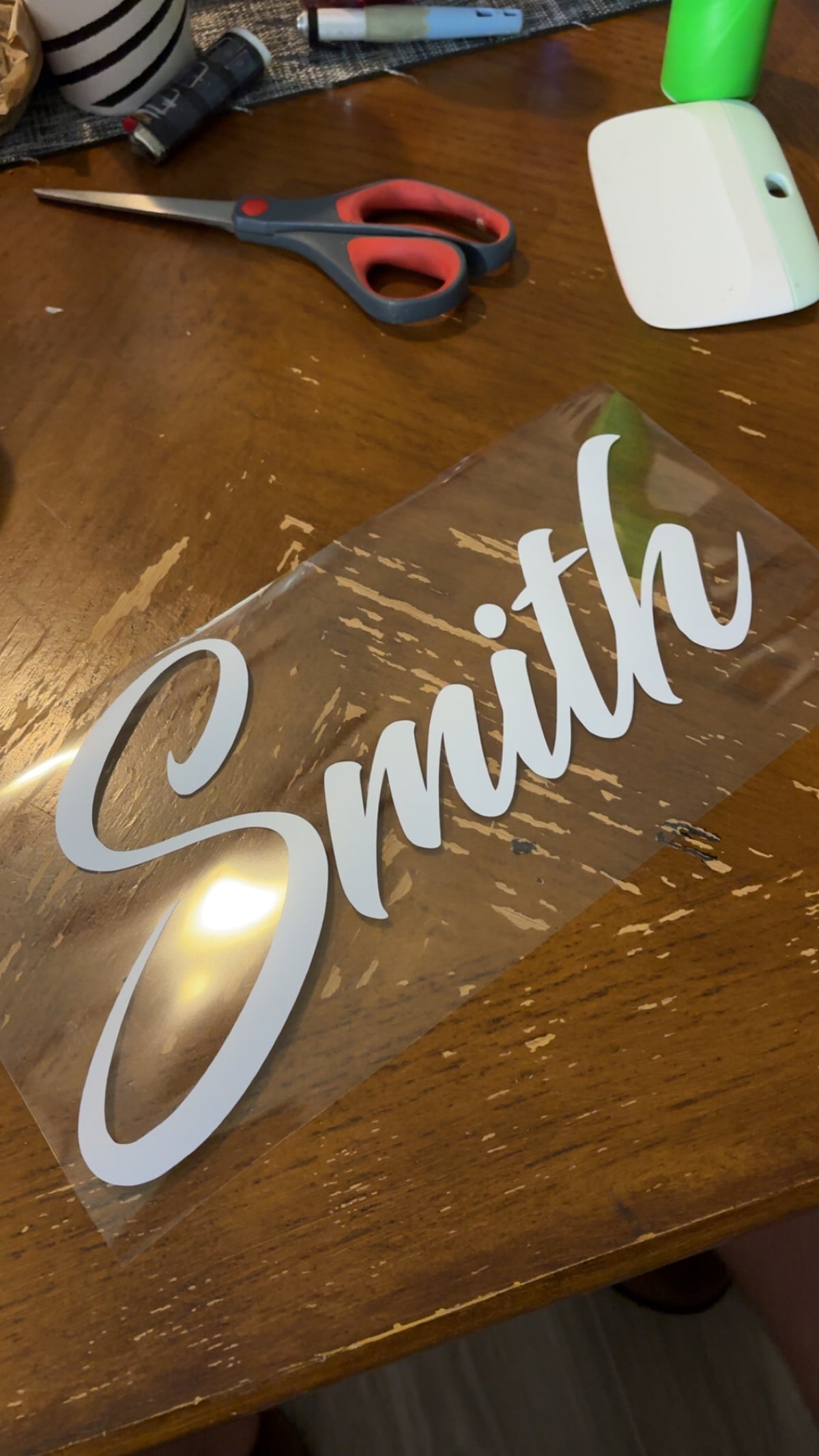 Last Name Decal