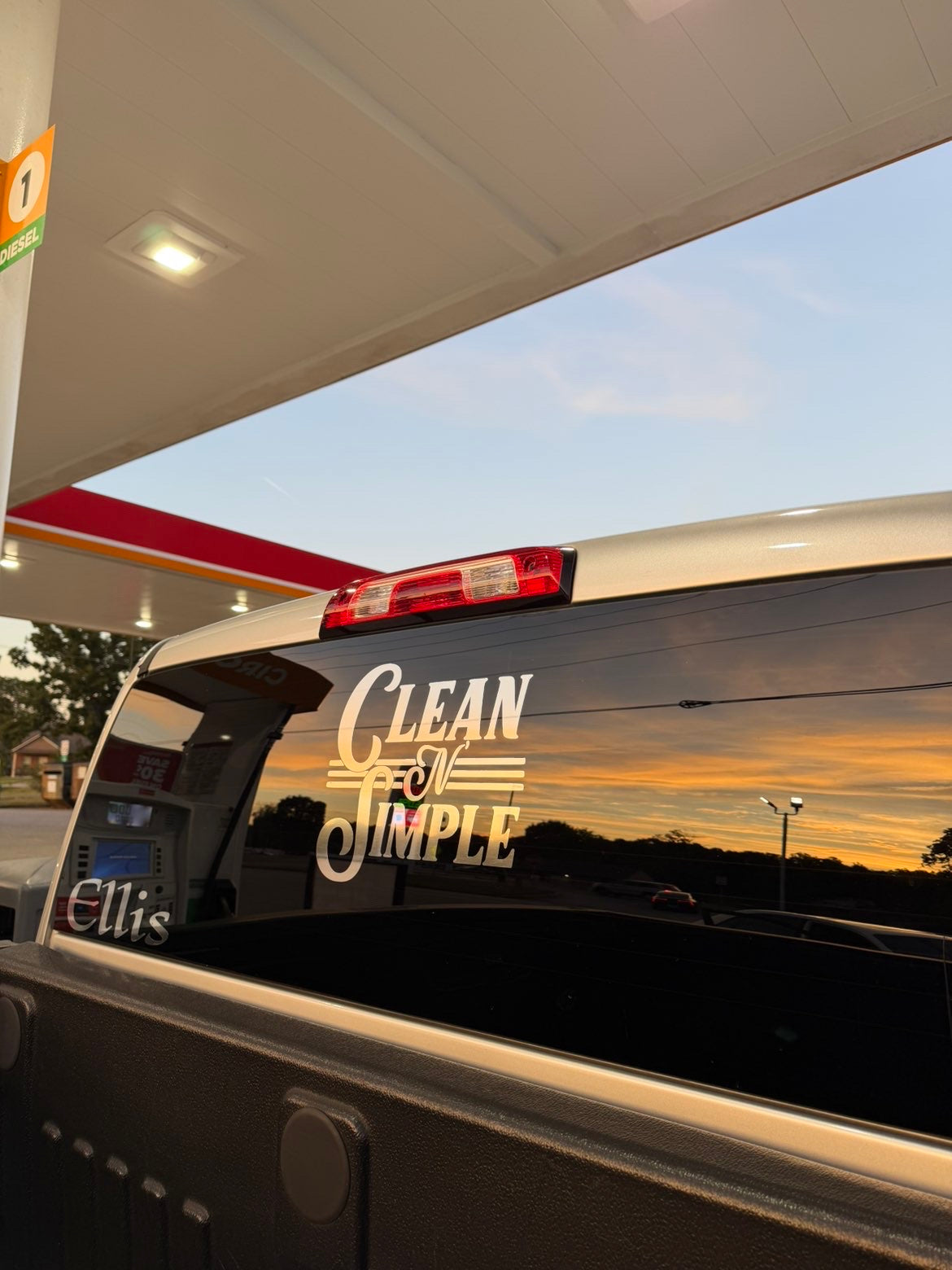 CLEAN N SIMPLE decal