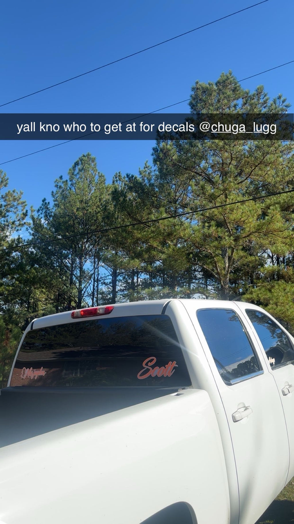 Last Name Decal