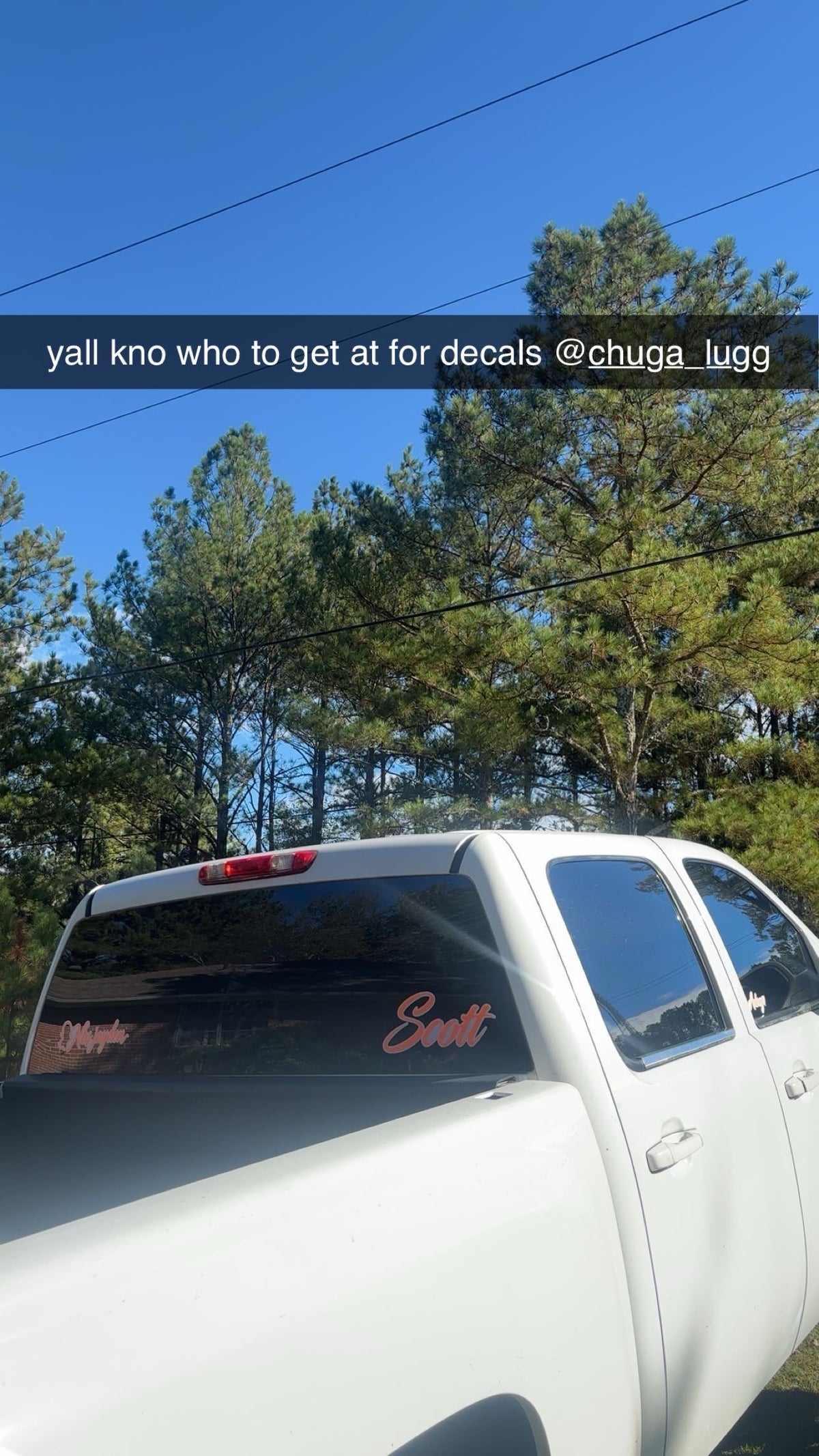 Last Name Decal